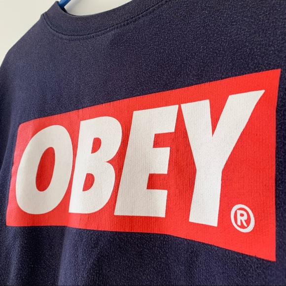Box Logo Obey Sweater - Picture 6 of 8